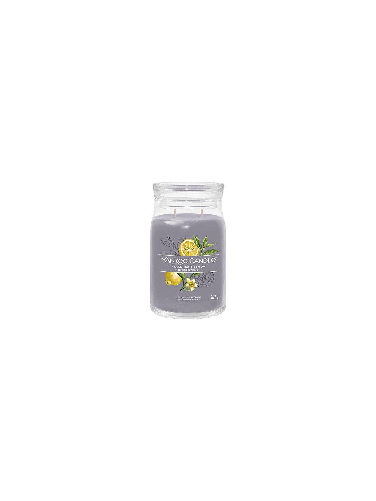 Yankee Candle Candela Signature al T Nero Limone 567g