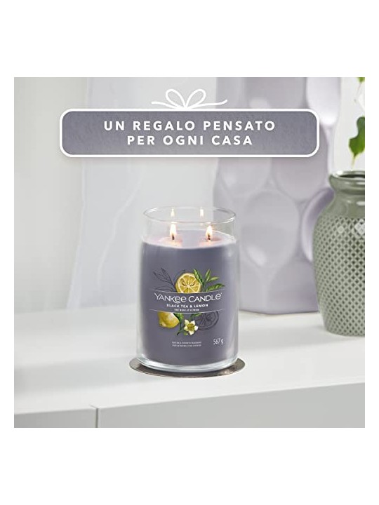 Yankee Candle Candela Signature al T Nero Limone 567g