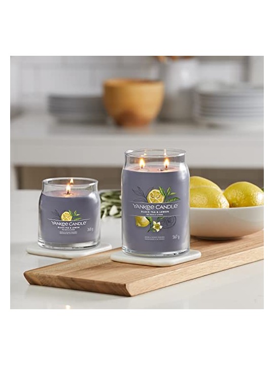 Yankee Candle Candela Signature al T Nero Limone 567g