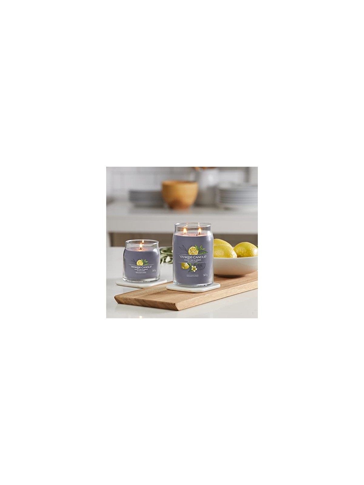 Yankee Candle Candela Signature al T Nero Limone 567g