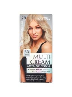 JOANNA Multi Cream Metallic Color Tintura per capelli effetto 5D 29 Biondo neve molto chiaro