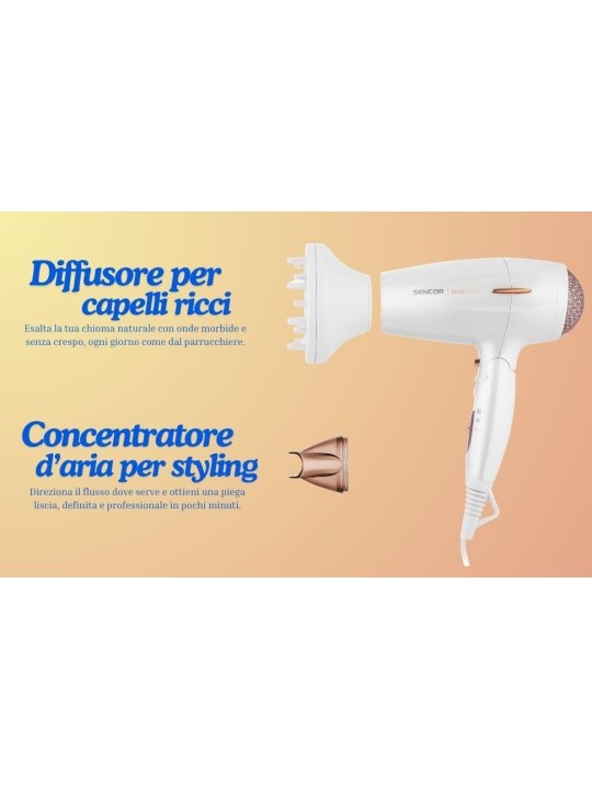 Sencor SHD 7200GD Asciugacapelli per donna
