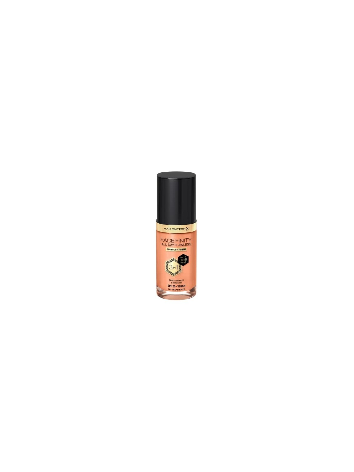 Fondotinta Max Factor Facefinity All Day Flawless 3 In 1 30ml C82 Deep Bronze