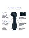 Satisfyer Pro2 Vibratore ad Aria Doppia Gen 3 Nero Nero con App