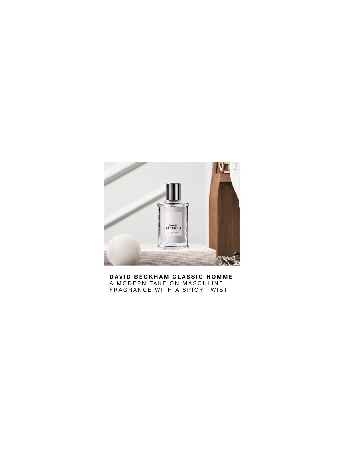 David Beckham Classic Homme eau de toilette uomo 50ml David Beckham www.essenzetotalstyle.com 