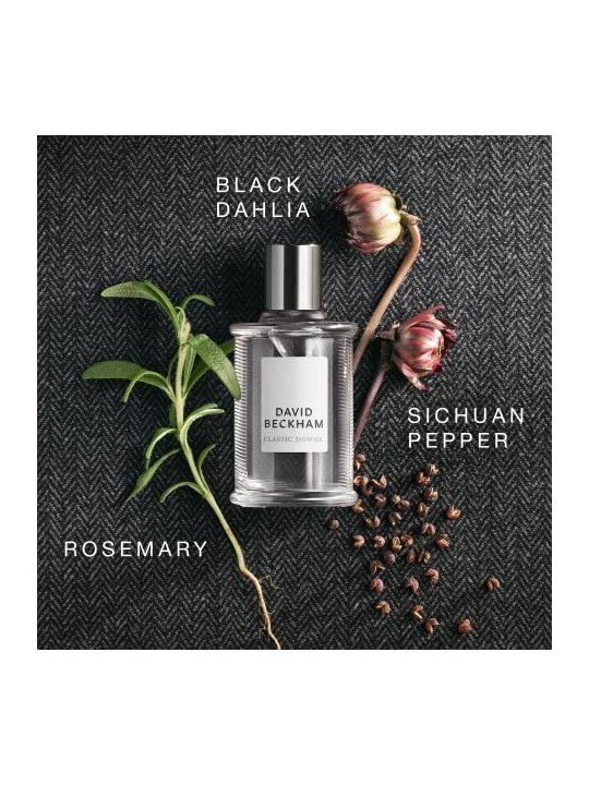 David Beckham Classic Homme eau de toilette uomo 50ml David Beckham www.essenzetotalstyle.com 