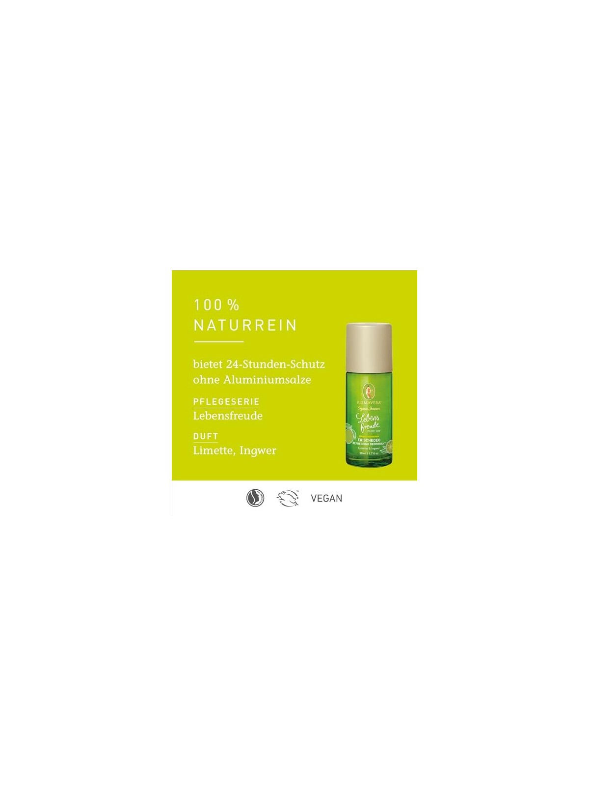 Deodorante rinfrescante Pure Joy per donna 50ml
