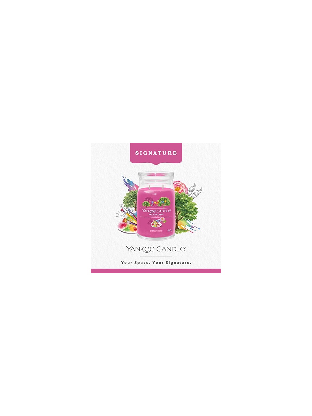 Yankee Candle Arte Nel Parco Candela Firma unisex Arte nel parco Candela profumata 567 0g