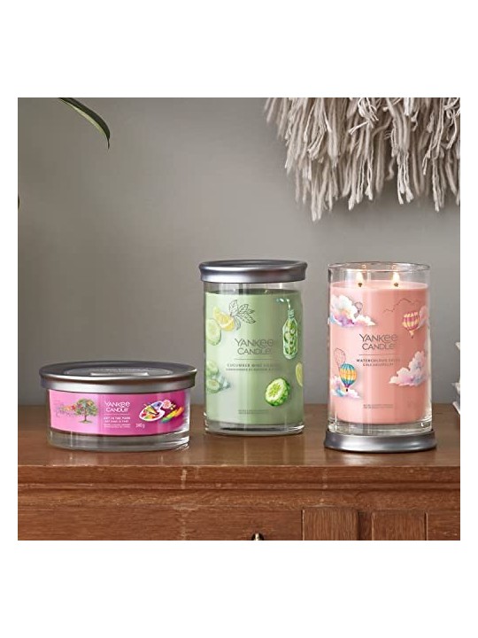 Yankee Candle Candela tumbler firmata Acquerello Cieli 567.0g