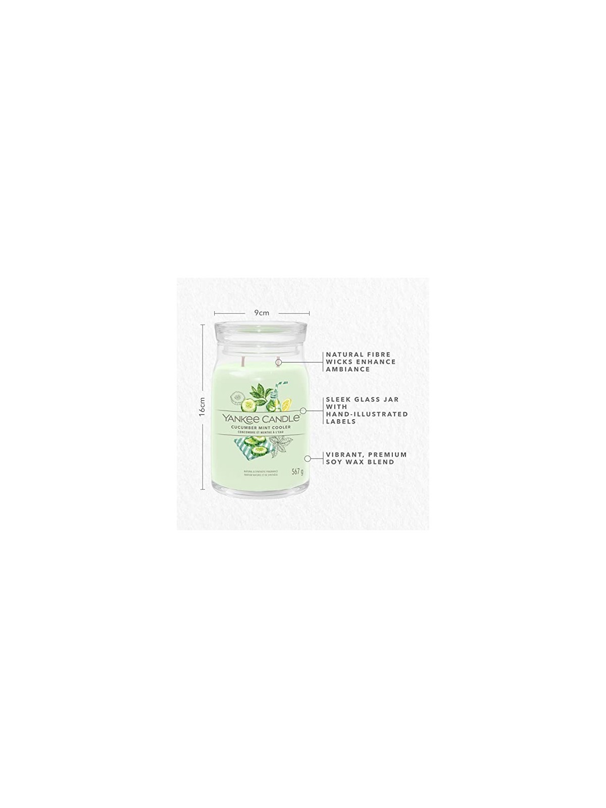 Yankee Candle Cetriolo Menta Fresca