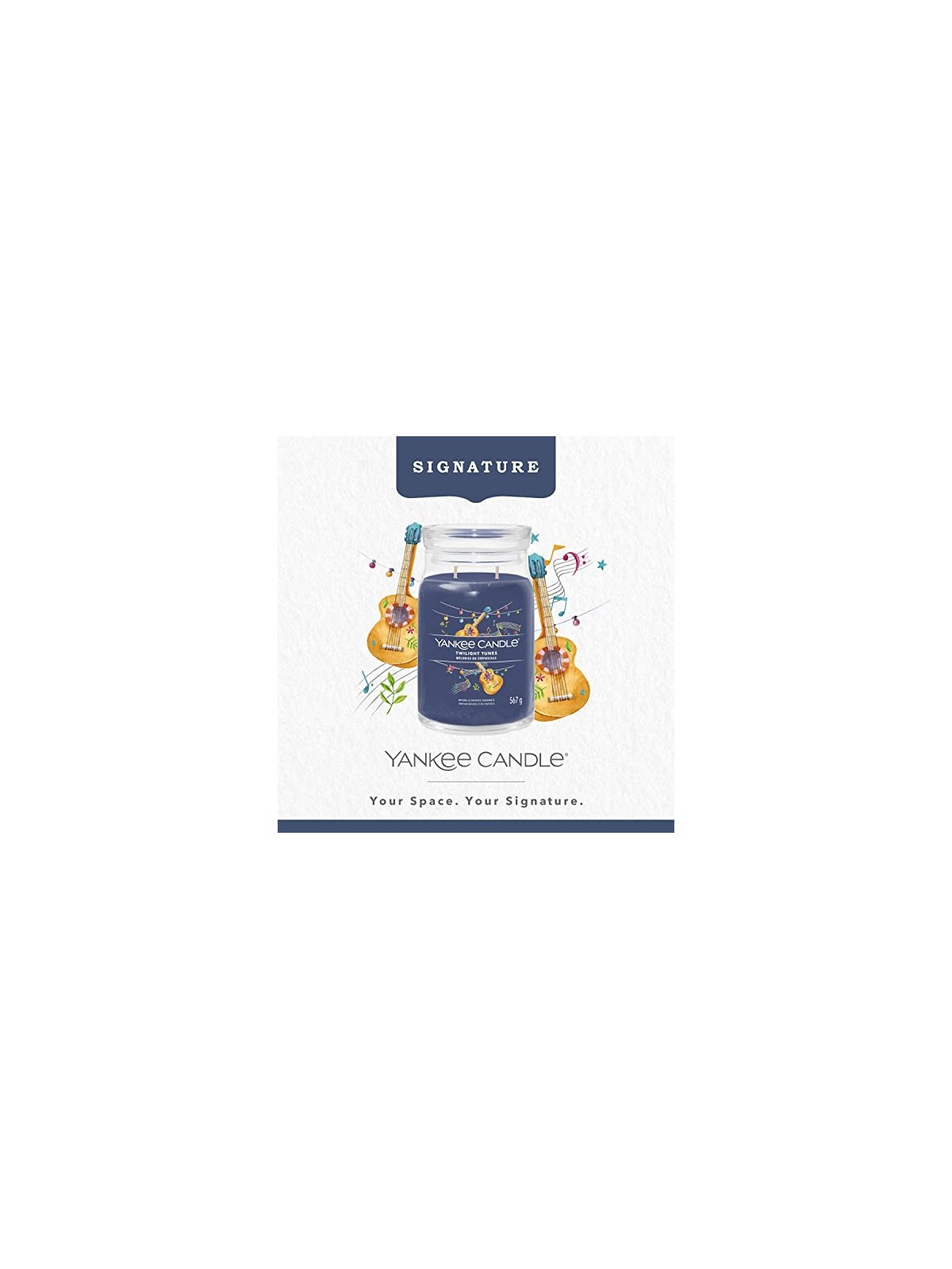 Yankee Candle Twilight Tunes Signature Candle al crepuscolo Candela profumata unisex 567 0g