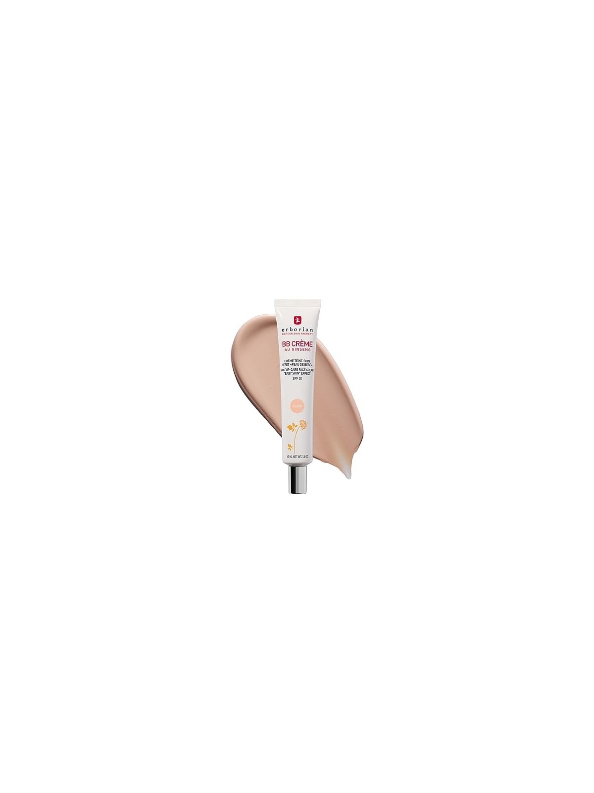 Erborian BB Cream Au Ginseng 5-In-1 Baby Skin Effect SPF20 40ml Clair