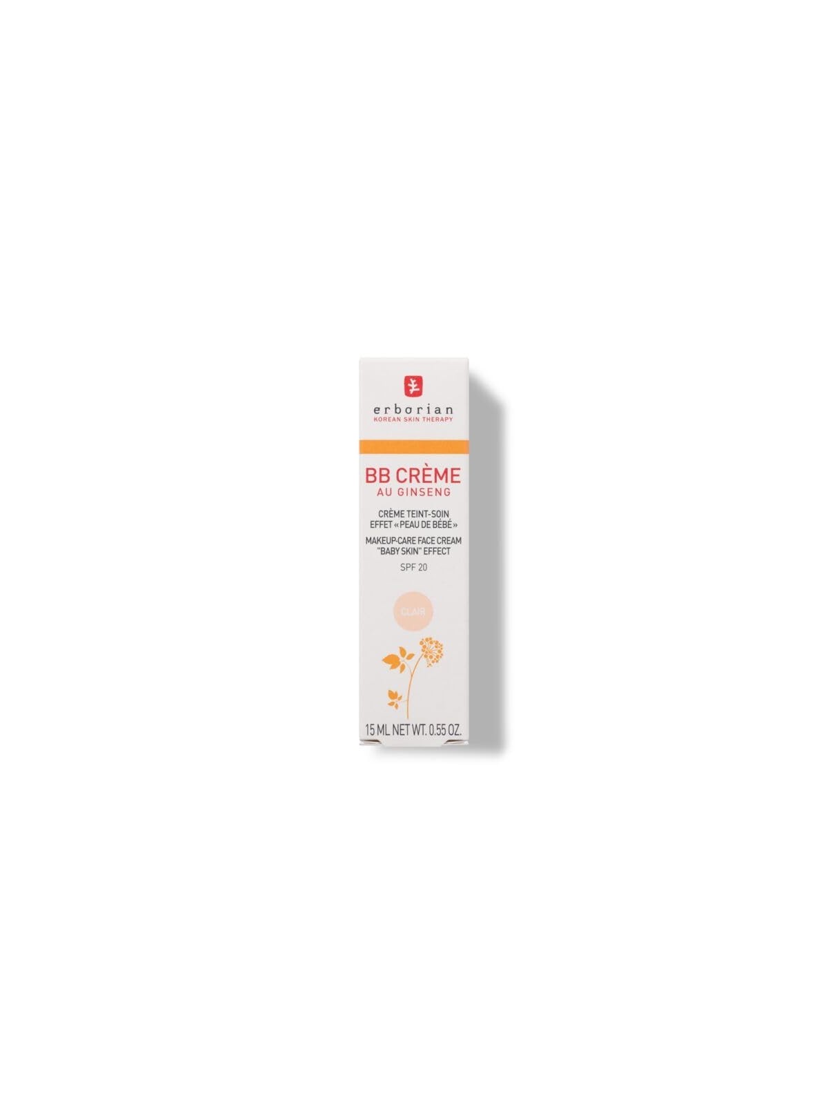 Erborian BB Crema Cura del Viso con Trucco SPF 20 BB crema 15 ml donna Clair