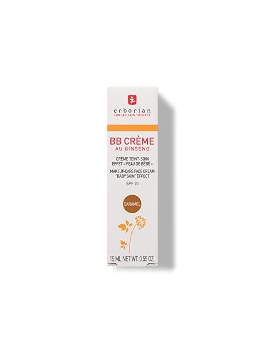 Erborian BB Cream Au Ginseng 5-In-1 Baby Skin Effect SPF20 15ml Caramel