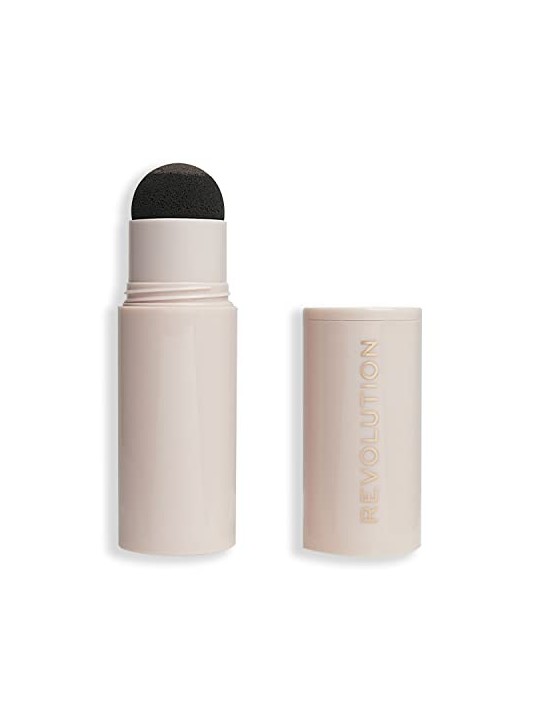 Makeup Revolution Timbro e stencil per polvere per sopracciglia 065 g Dark Brown