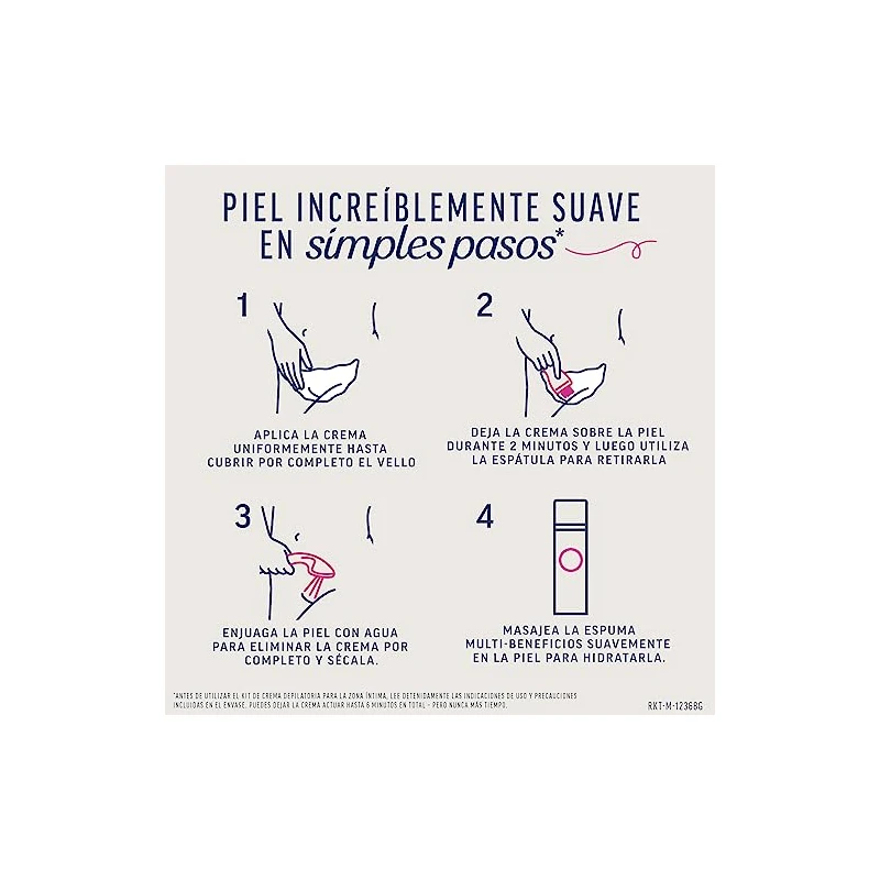 Veet BIKINI KIT crema depilatoria 2 x 50ml per donna Veet www.essenzetotalstyle.com 
