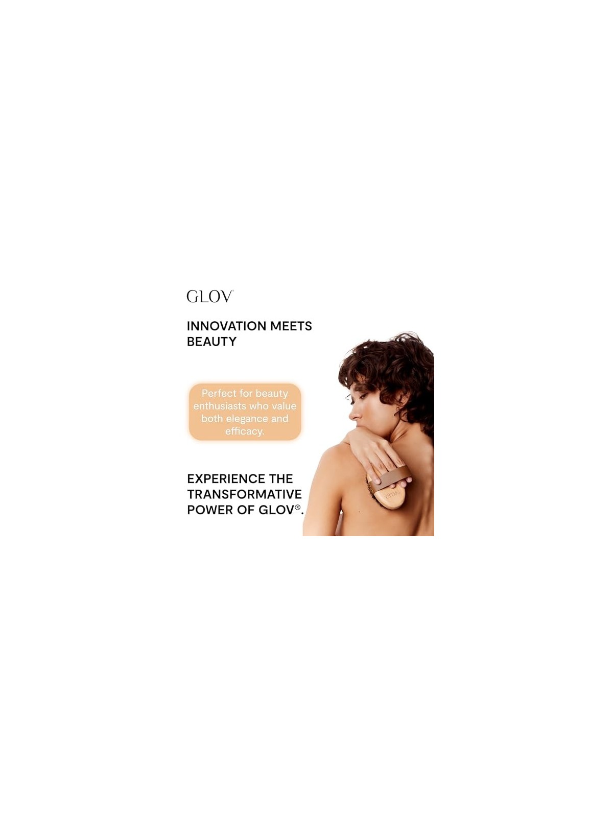 GLOV Dry Body Brush una spazzola per il massaggio del corpo asciutto