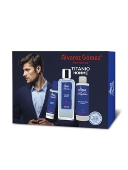 Alvarez Gomez Alv Gomez Acqua di Profumo Uomo Edp 150ml Titanio Set Unisex