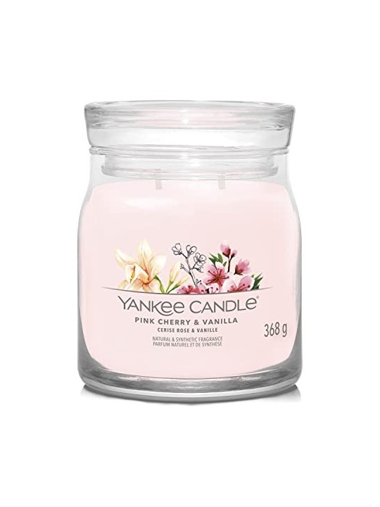 Yankee Candle Rosa Ciliegia Vaniglia Signature Candela Profumata