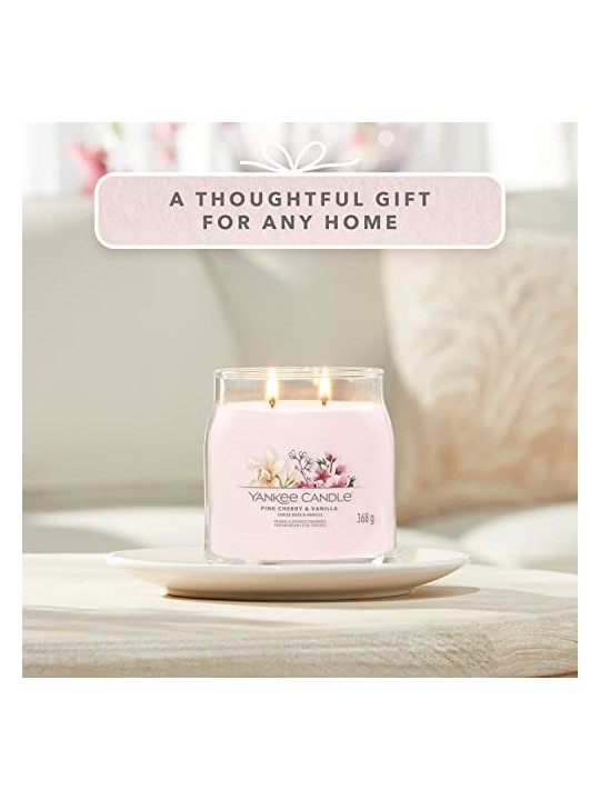 Yankee Candle Rosa Ciliegia Vaniglia Signature Candela Profumata