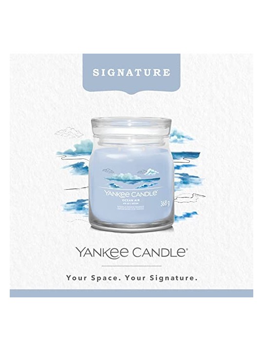 Yankee Candle Candela di Firma Aria di Mare Unisex 368g