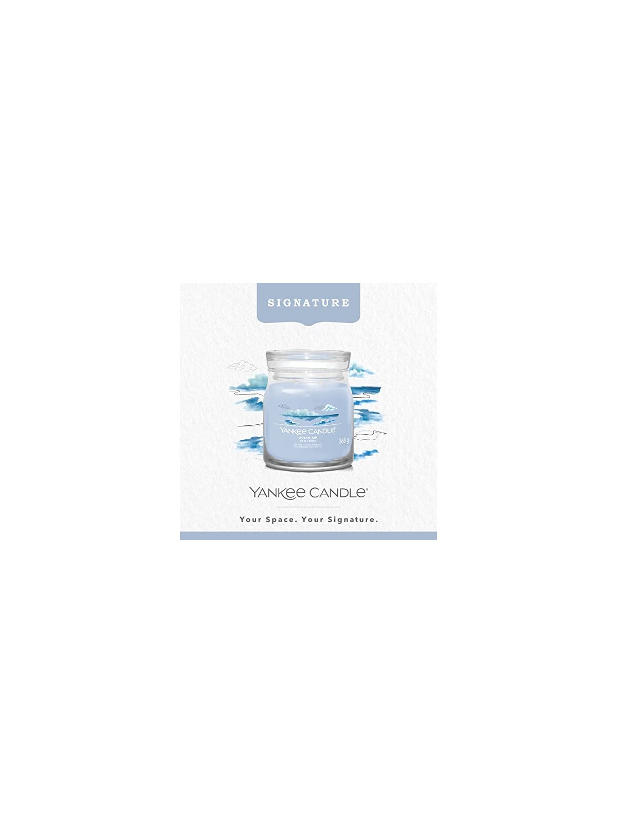 Yankee Candle Candela di Firma Aria di Mare Unisex 368g