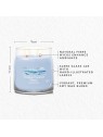 Yankee Candle Candela di Firma Aria di Mare Unisex 368g