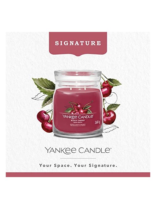 Yankee Candle Candela Signature Ciliegia Nera matura unisex 368 0g