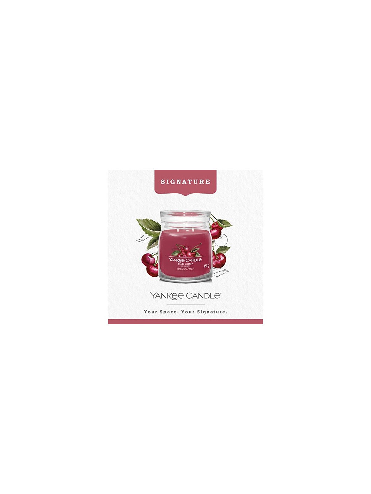 Yankee Candle Candela Signature Ciliegia Nera matura unisex 368 0g