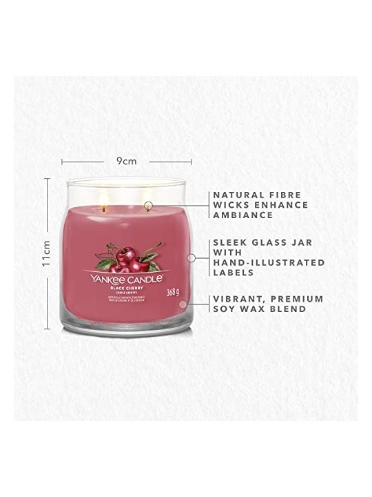 Yankee Candle Candela Signature Ciliegia Nera matura unisex 368 0g