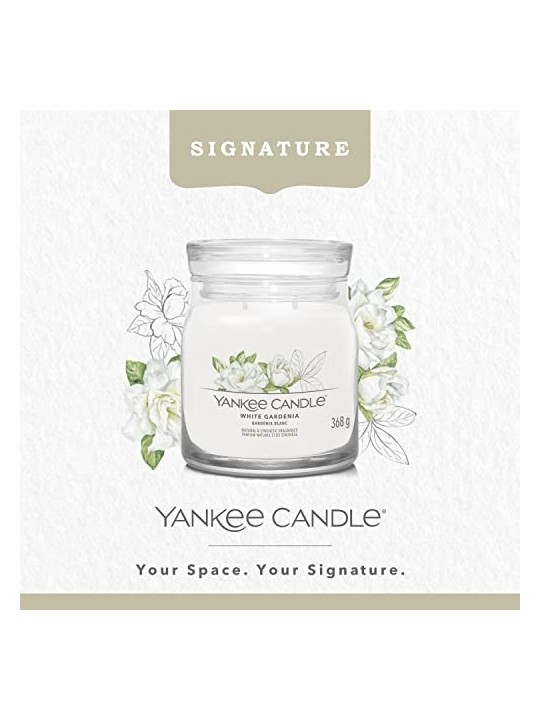 Yankee Candle Candela Profumata Signature Gardenia Bianca bl gardnie Candela Profumata unisex 368 0g