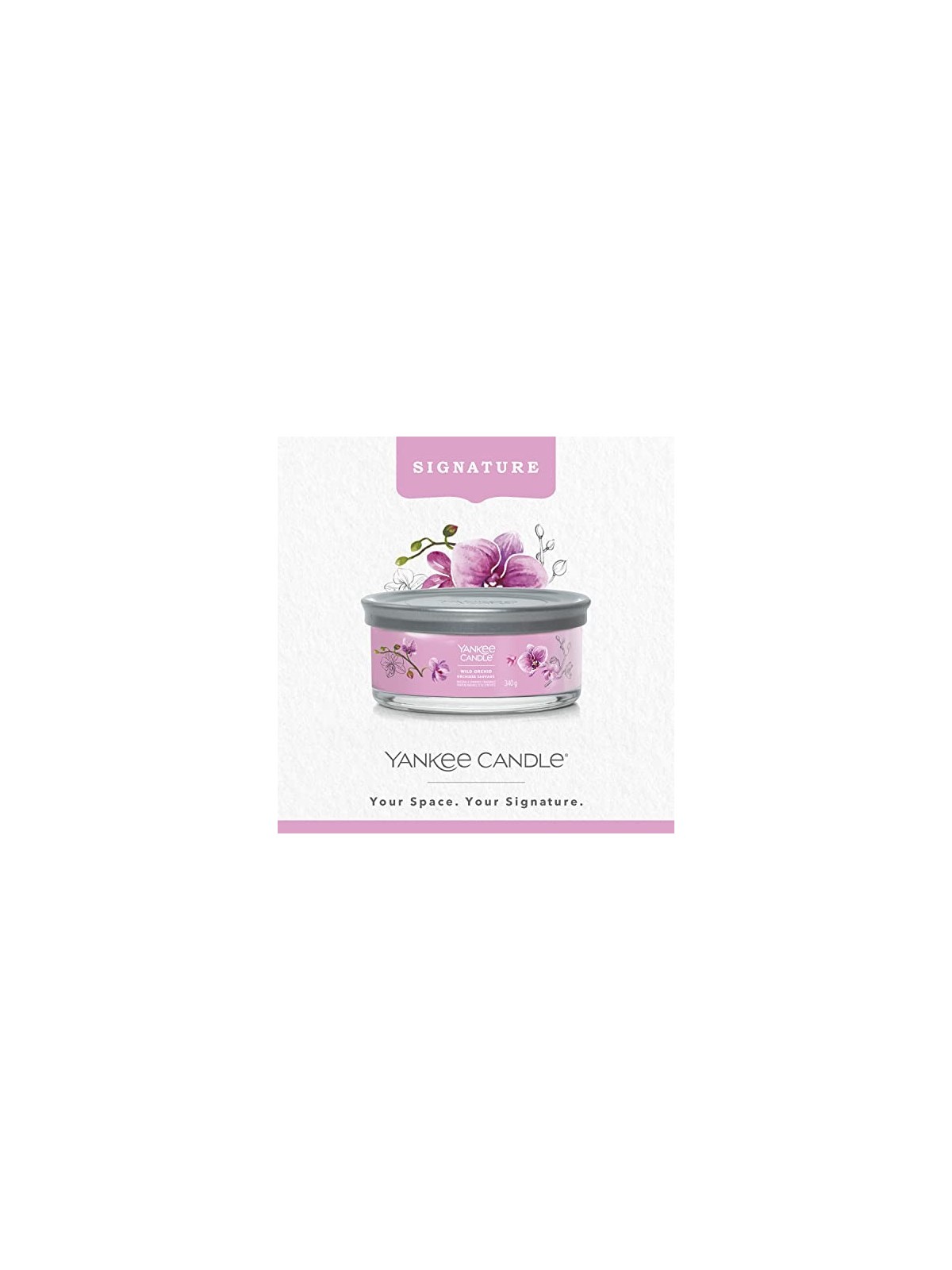 Yankee Candle Candela Tumbler Signature Orchidea Selvaggia