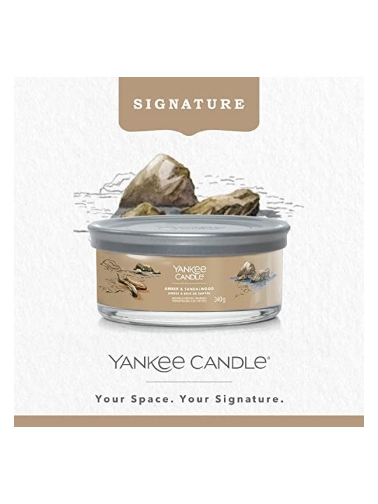 Yankee Candle Ambra  Sandalo Signature Tumbler Unisex 340g