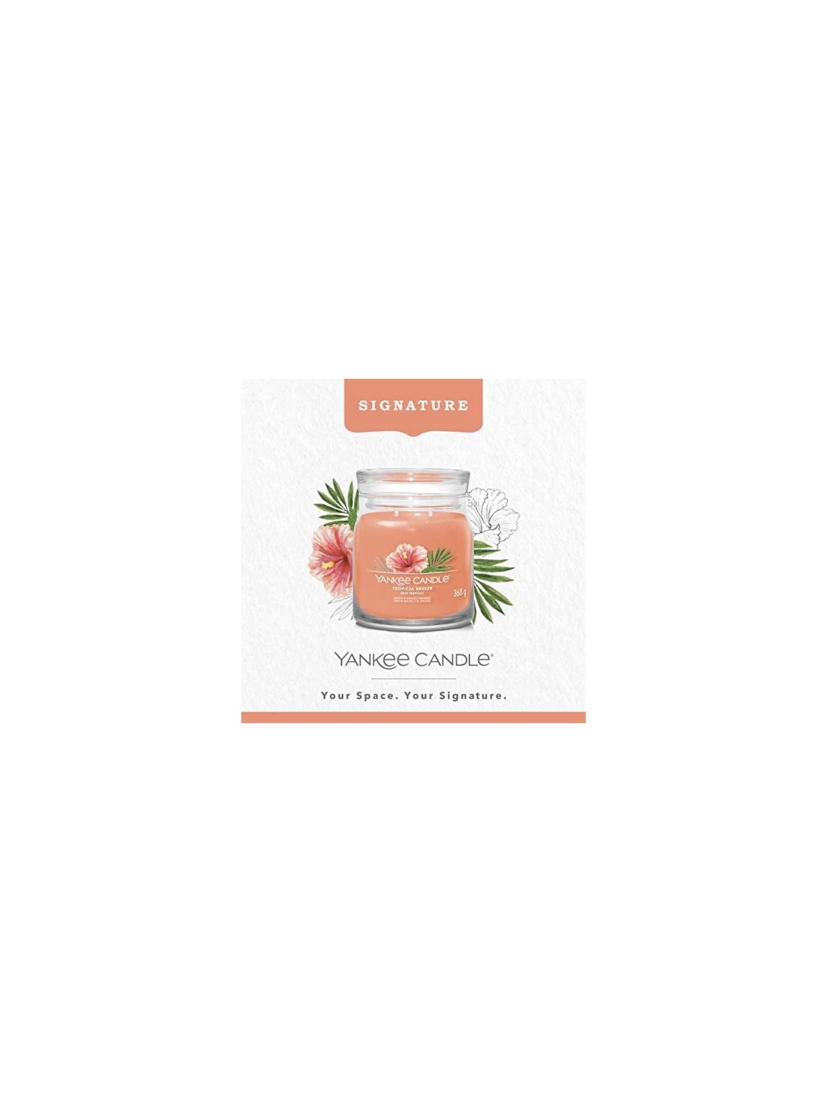 Yankee Candle Candela Profumata Signature Breeze Tropicale unisex 368 0g