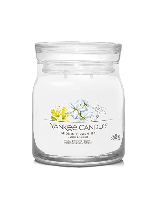 Yankee Candle Candela di Firma Gelsomino di Mezzanotte unisex 368 0g