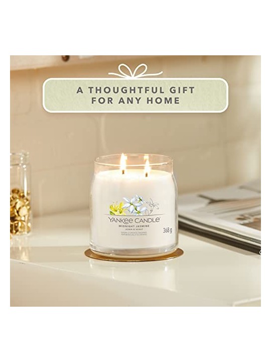 Yankee Candle Candela di Firma Gelsomino di Mezzanotte unisex 368 0g