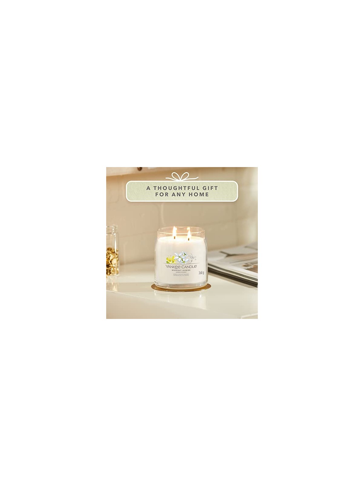 Yankee Candle Candela di Firma Gelsomino di Mezzanotte unisex 368 0g