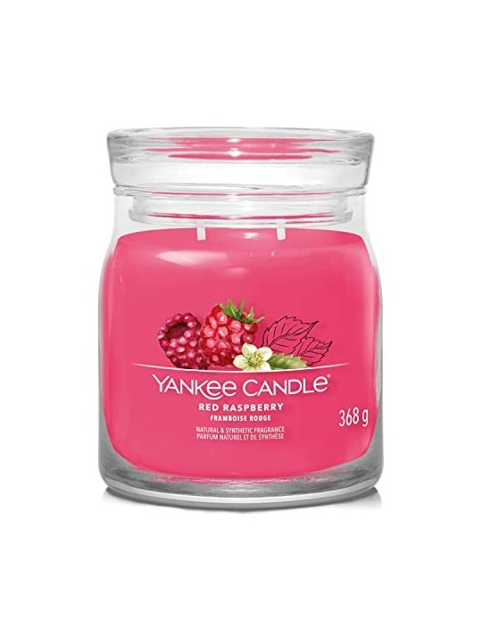 Yankee Candle Candela Signature Lampone Rosso maliny Candela Profumata unisex 368 0g