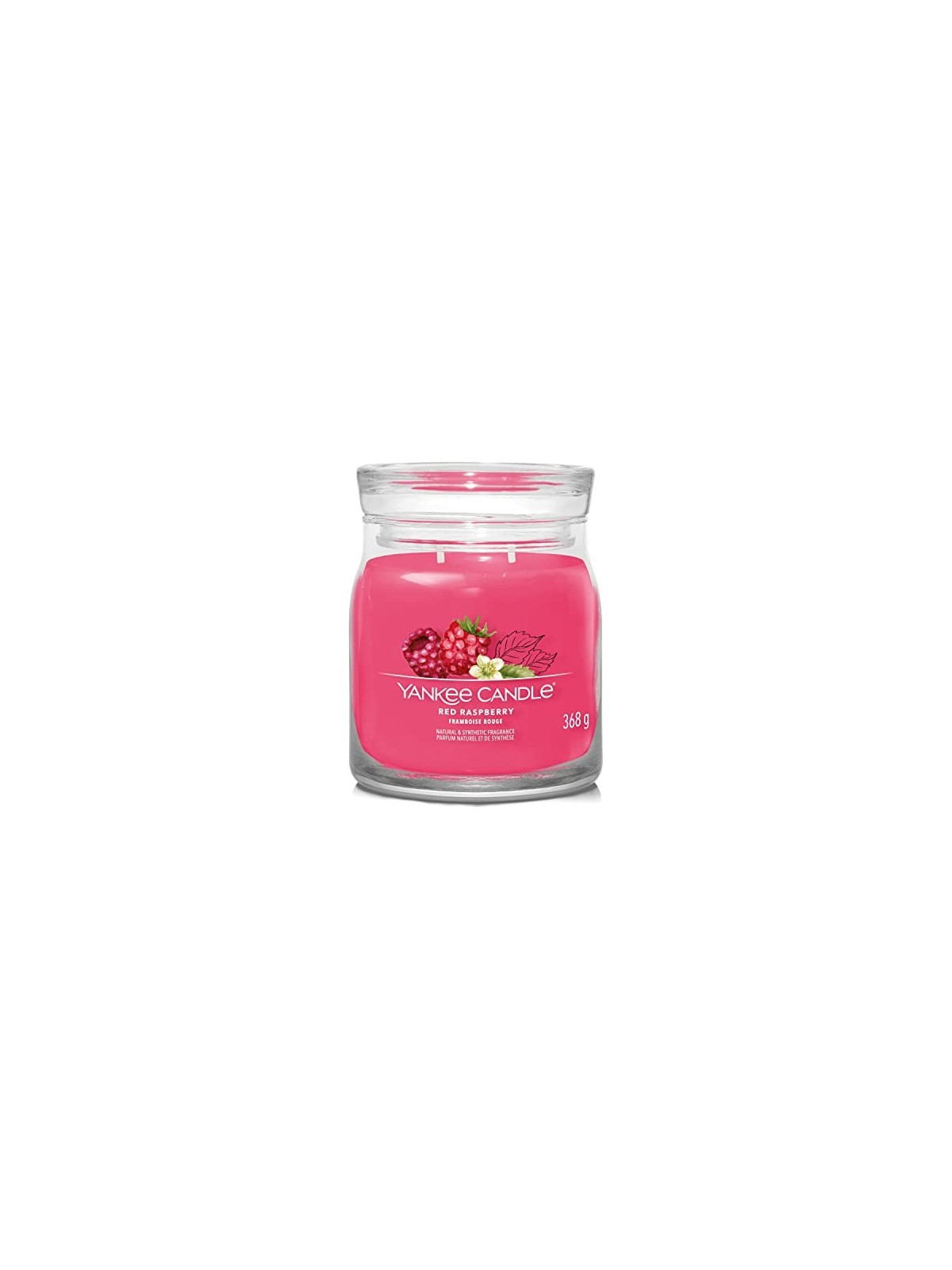 Yankee Candle Candela Signature Lampone Rosso maliny Candela Profumata unisex 368 0g