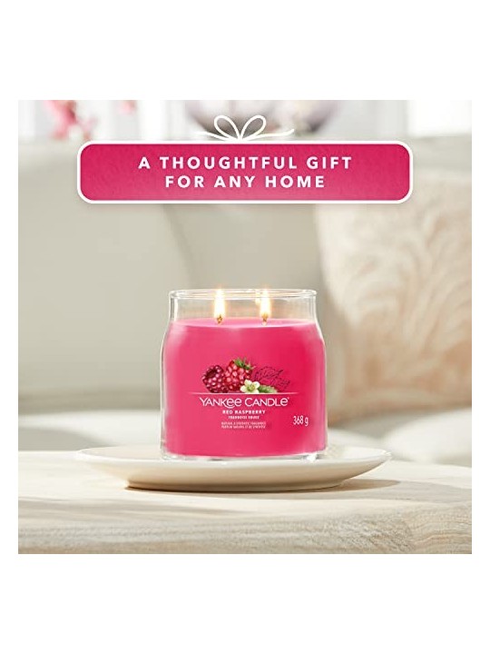 Yankee Candle Candela Signature Lampone Rosso maliny Candela Profumata unisex 368 0g