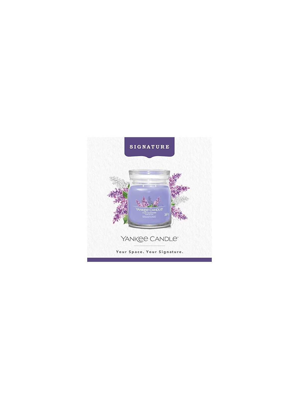 Yankee Candle Candela Signature Fiori di Lill Unisex 368 0g
