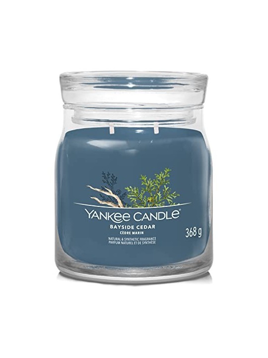 Yankee Candle Candela Firmata Bayside Cedar unisex 368 0g