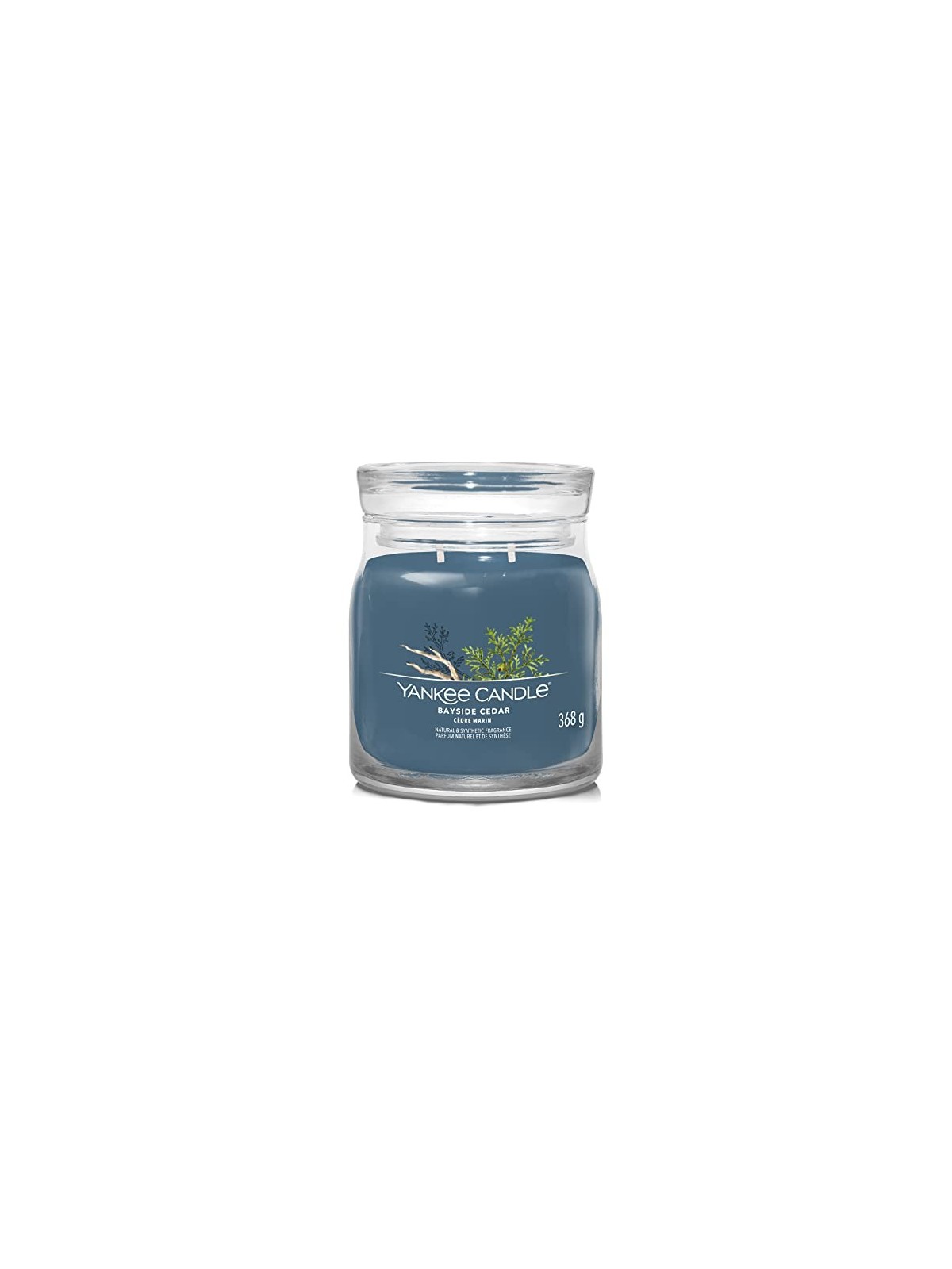 Yankee Candle Candela Firmata Bayside Cedar unisex 368 0g