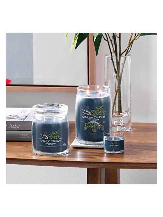 Yankee Candle Candela Firmata Bayside Cedar unisex 368 0g