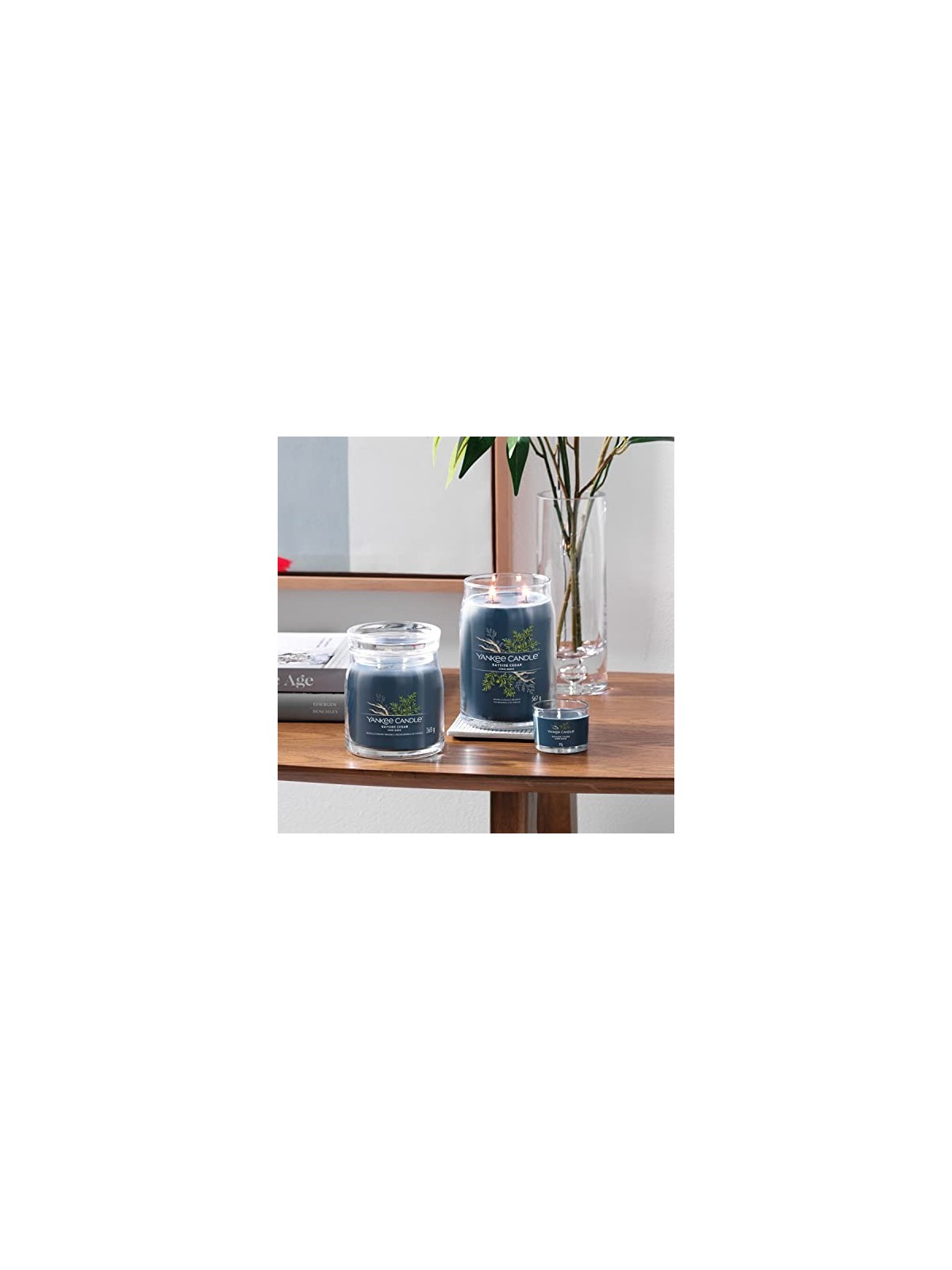 Yankee Candle Candela Firmata Bayside Cedar unisex 368 0g