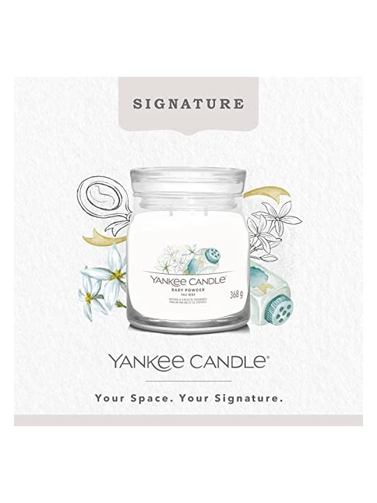 Yankee Candle Candela Profumata Signature Polvere per Bambini dtsk pudr Vonn svka unisex 368 0g