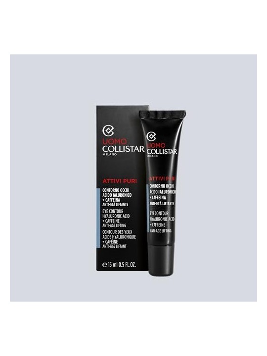 Collistar Crema contorno occhi Acido Ialuronico + Caffeina 15ml uomo 