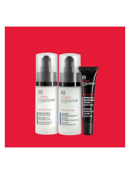 Collistar Crema contorno occhi Acido Ialuronico + Caffeina 15ml uomo 