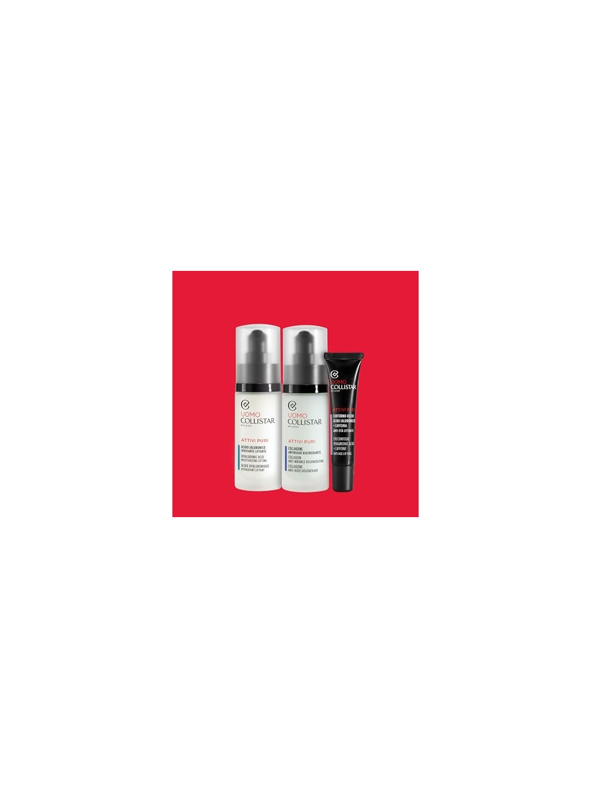 Collistar Crema contorno occhi Acido Ialuronico + Caffeina 15ml uomo 