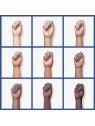 Sally Hansen MIRACLE GEL keita hani 925disegna blu in 147ml per donna